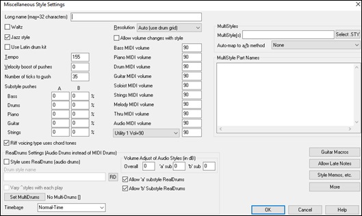 StyleMaker - Miscellaneous Style Settings